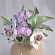 Aroma diffuser Bouquet of orchids and iris. Aromatic diffusers. Elena Zaychenko - Lenzay Ceramics. My Livemaster. Фото №5