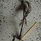 Погремушка из березы с головой коршуна. Ритуальная атрибутика. MADRE ARCHAICA. Интернет-магазин Ярмарка Мастеров.  Фото №2