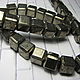 Order Pyrite faceted cube 10 mm. Elena (luxury-fittings). Livemaster. . Beads1 Фото №3