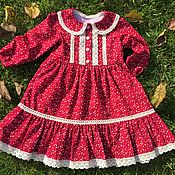 Одежда детская handmade. Livemaster - original item Dress made of cotton corduroy 