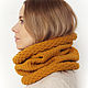 Knitted scarf-pipe ' Spikelet'. Scarves. marishino. Online shopping on My Livemaster.  Фото №2