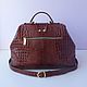 Bag Croco leather womens. Valise. STORIES. Online shopping on My Livemaster.  Фото №2