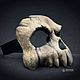 Полумаска Small scull. Маски персонажей. Творческая мастерская GreenMade. Ярмарка Мастеров.  Фото №4