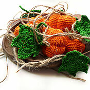 Set of 6 pieces 6cm Easter Fishnet Eggs Knitted