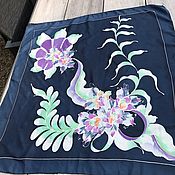 Винтаж handmade. Livemaster - original item Batik silk shawl, Holland. Handmade.