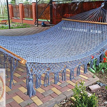 Дача и сад ручной работы. Ярмарка Мастеров - ручная работа Макраме Гамак. Handmade.