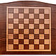 Backgammon carved 'Smooth' big 60, Sargsyan. Backgammon and checkers. H-Present more, than a gift!. My Livemaster. Фото №4