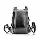 Total Black Concept Leather Backpack. Backpacks. Leonid Titow Lab. Online shopping on My Livemaster.  Фото №2