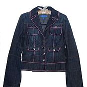 Винтаж handmade. Livemaster - original item ESCADA denim jacket for 42-44 Ross. size vintage vintage. Handmade.