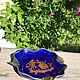 Ladies ' ashtray 'Meeting', cobalt, gilt, France. Vintage Souvenirs. Dutch West - Indian Company. Online shopping on My Livemaster.  Фото №2