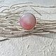 Кольцо с розовым опалом. Кольца. Karma-jewelry. Ярмарка Мастеров.  Фото №4