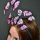 Hat rim 'Butterflies'. Hats1. Novozhilova Hats. My Livemaster. Фото №5