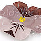 Order Candy dish Pansies. Glass, Fusing. ArtSmiL home decor (Anna). Livemaster. . Candy Dishes Фото №3
