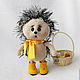 Order hedgehog Eroshka. Favorite toys from Kafetina. Livemaster. . Stuffed Toys Фото №3