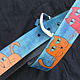 Order leather strap Cats, large. ZERGY. Livemaster. . Straps Фото №3