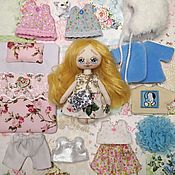 Куклы и игрушки handmade. Livemaster - original item Doll play,interior,doll with a set of clothes,doll with clothes. Handmade.