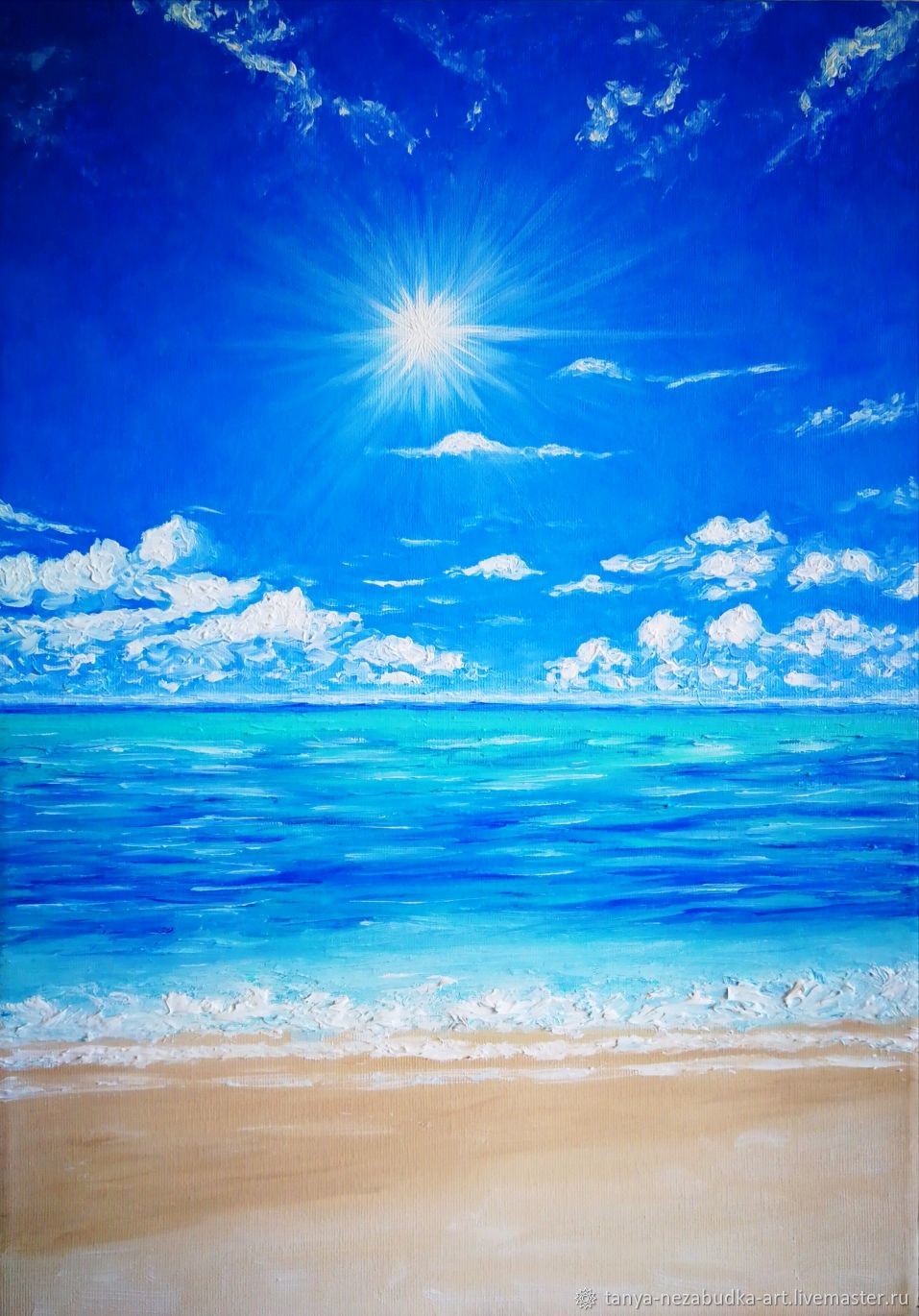 Красивые рисунки моря. Голубое море живопись. Картина море солнце. Голубое море и солнце. Картина морской пляж.