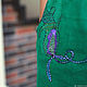 Tunic Green embroidery. Blouses. Алена Тимофеева (indeeza). My Livemaster. Фото №6