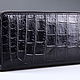 Клатч из кожи крокодила на двух молниях IMA0002B44. Клатчи. CrocShop товары из экзотической кожи. Ярмарка Мастеров.  Фото №4