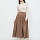 Polka Dot Cotton Midi Length Skirt. Skirts. NABOKOVA. Ярмарка Мастеров.  Фото №6