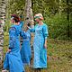 Платье женское с вышивкой Ведана. Народные рубахи. Славянская одежда (krasota-mir). Ярмарка Мастеров.  Фото №4