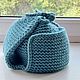 Шапка-ушанка вязаная из шерсти цвета морской волны. Шапка-ушанка. AccessoriesWool мягко и комфортно. Ярмарка Мастеров.  Фото №10