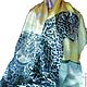 Order Batik Tippet felted leopard. silkstory. Livemaster. . Scarves Фото №3