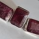 Серьги "Голубиная кровь" Уральский Рубин 6 Ct. Серьги классические. Роберт Серебро 999.. Ярмарка Мастеров.  Фото №7