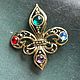 Заказать Винтаж: Fleur - de- lis. Брошь. Артикул: KoB007C2. Костюм и брошь. Ярмарка Мастеров. . Броши винтажные Фото №3
