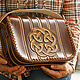 Order Celtic coat of arms leather bag-Large. schwanzchen. Livemaster. . Classic Bag Фото №3