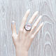 Розовый кварц (кольцо) (1212). Кольца. Драгоценный ларчик. Ярмарка Мастеров.  Фото №5
