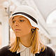 Шляпа Мери белая. Шляпы. EDIS | дизайнерские шляпы Наталии Эдис. Ярмарка Мастеров.  Фото №4