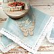 Handkerchief Butterfly women's Batiste cotton lace monogram. Handkerchiefs. mybroidery. Online shopping on My Livemaster.  Фото №2