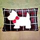 Decorative pillow, fur pillow, dog cushion. Pillow. Givemiracles. Online shopping on My Livemaster.  Фото №2
