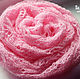 Knitted stole Pink Peony, Wraps, Minsk,  Фото №1