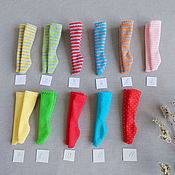 Куклы и игрушки handmade. Livemaster - original item Doll clothes: Knee socks for Blythe 7.5cm. Handmade.