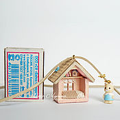 Куклы и игрушки handmade. Livemaster - original item Medallion-a small house for the little ones. Handmade.