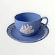 Винтаж: Wedgwood Jasperware Редкая чашка с блюдцем. Сервизы винтажные. Decor.mylove. Интернет-магазин Ярмарка Мастеров.  Фото №2