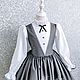 Школьное платье " La Fleur". Школьная форма. Little___dress. Интернет-магазин Ярмарка Мастеров.  Фото №2