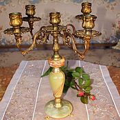 Винтаж handmade. Livemaster - original item Vintage candelabra for 5 candles. France.. Handmade.