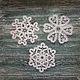Snowflakes lace white. Stylized Vologda lace. Christmas decorations. Svetlana Happy Embroidery. My Livemaster. Фото №4