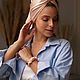 Двухслойное шелковое полотенце. Полотенца. 8 HORAS OF SILK. Ярмарка Мастеров.  Фото №4