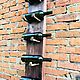 Stand for wine bottles in the loft. Stand for bottles and glasses. Color Wood. My Livemaster. Фото №4