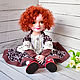 Текстильная кукла Алиса, Куклы и пупсы, Москва,  Фото №1
