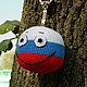 Брелок-смайлик "Россия". Брелок. Мария Козлова (kozozaka). Ярмарка Мастеров.  Фото №5