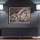 Giant soft pastel Painting (beige grey painting in nursery). Pictures. Pastelena. Online shopping on My Livemaster.  Фото №2