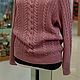 Джемпер Брусника. Джемперы. KnitMaster. Ярмарка Мастеров.  Фото №4