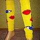 Гетры-креги "Мой любимый Сальвадор". Гетры. Анна Лесникова      Les accessoires. Ярмарка Мастеров.  Фото №4