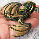 Dragon Brooch ' Dundee'. best gift. Brooches. master Alena Litvin. My Livemaster. Фото №5