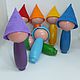Wooden toy Montessori Gnomes, Stuffed Toys, Zheleznodorozhny,  Фото №1